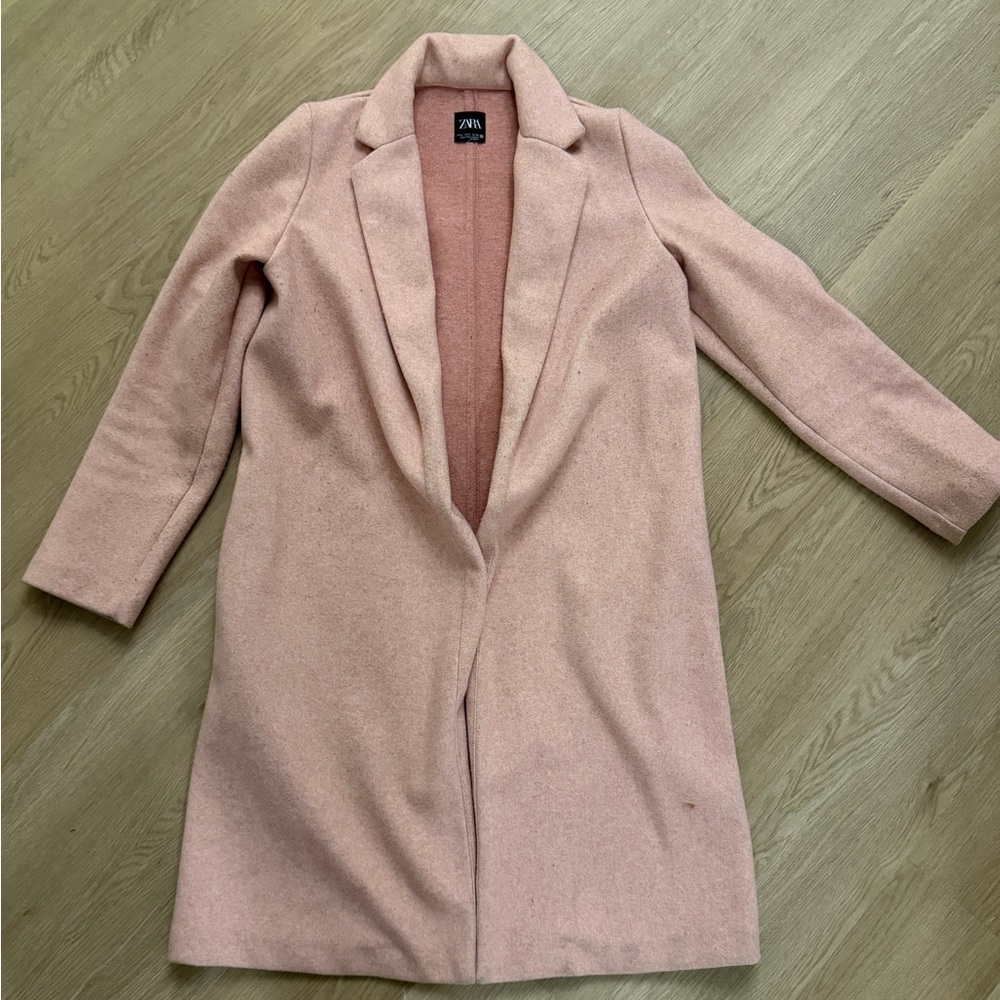 Zara Women's Blush Trench Coat